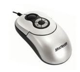 MOUSE USB PRATA/PRETO - MULTILASER
